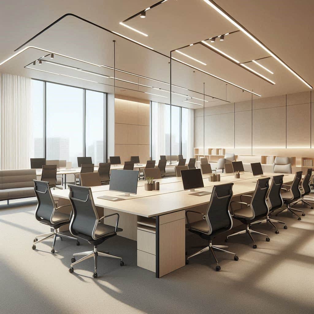 写字楼办公客户接待区与后勤资料扫描区相邻设置时专注性岗位如何屏蔽干扰